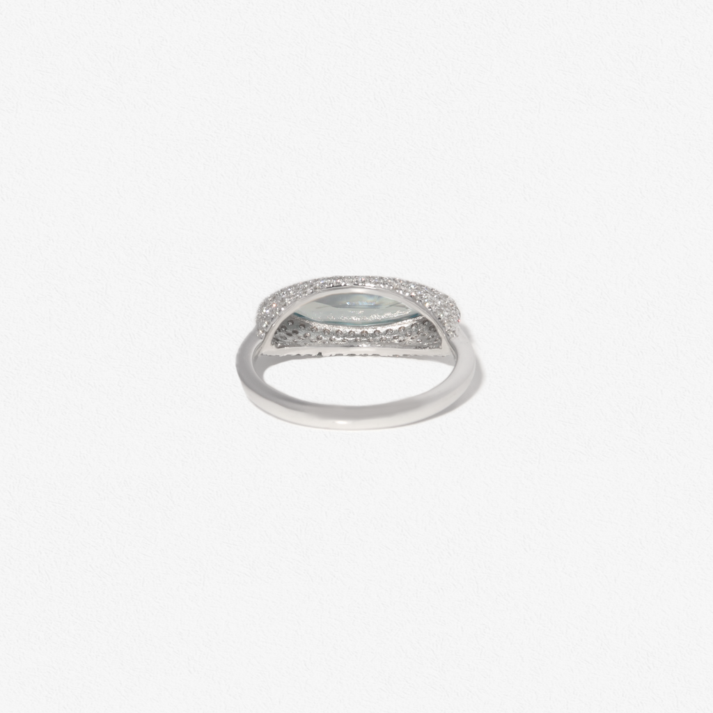 axis, aquamarine, ring