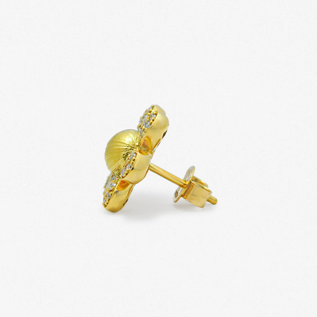 Diamond Daisy Earrings