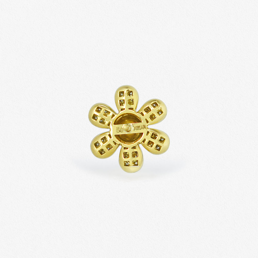 Diamond Daisy Earrings