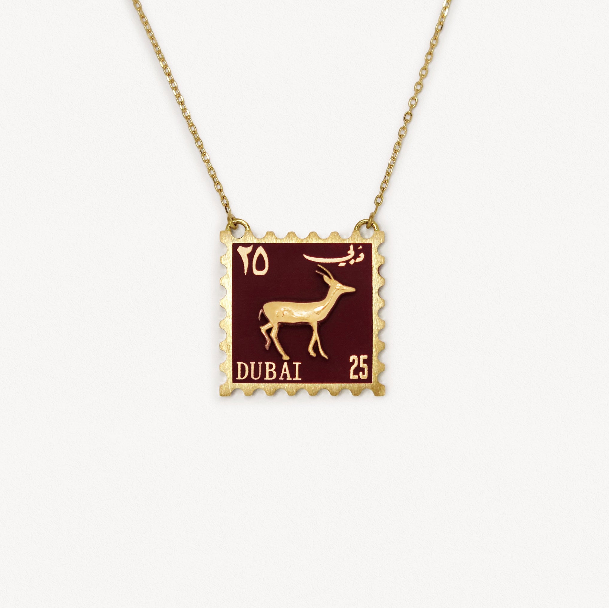 UAE Stamp Necklace