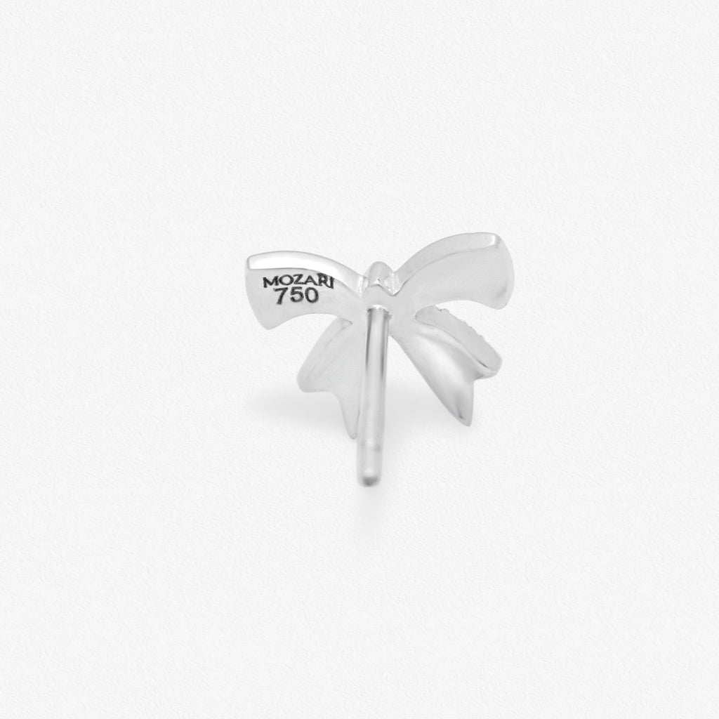 Single Ribbon Stud