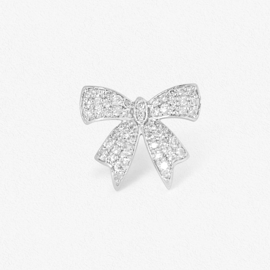 Single Ribbon Stud