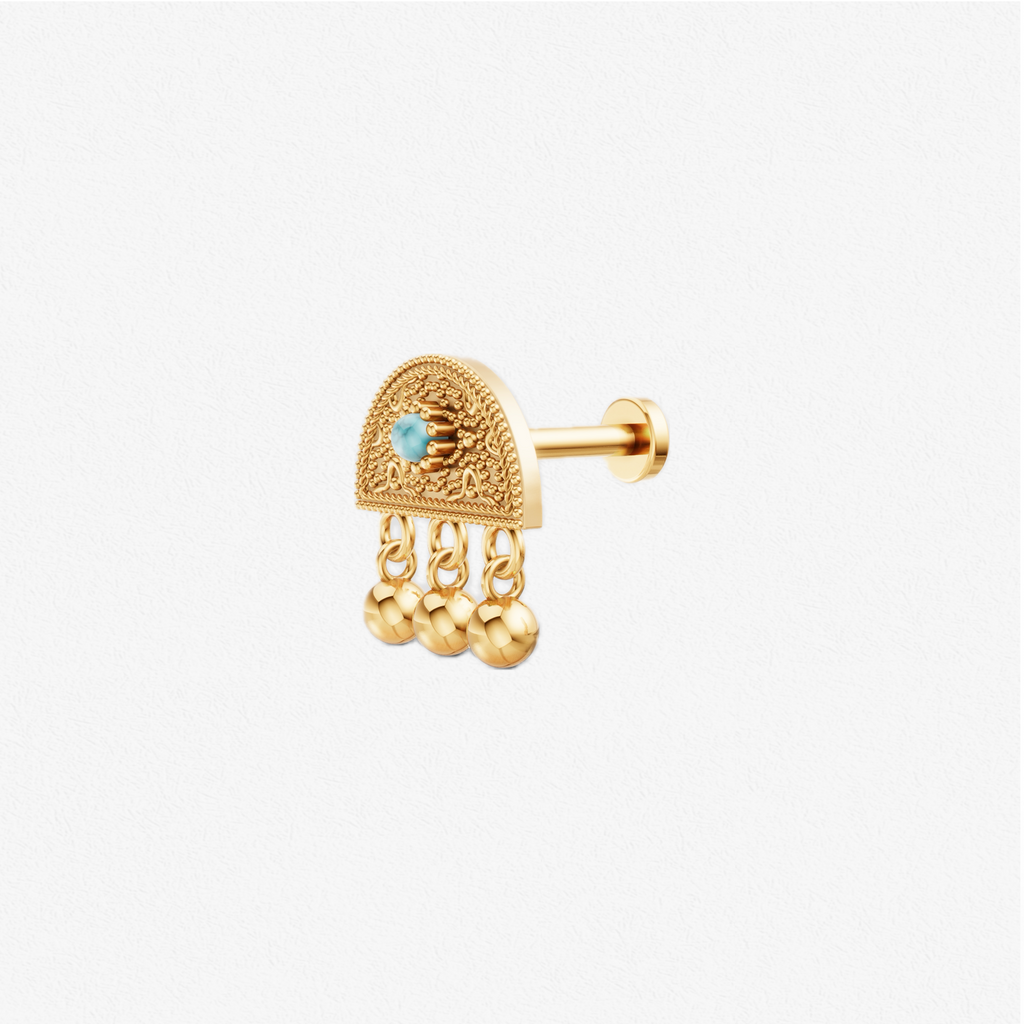 Halawiyat Studs "Half Circle"