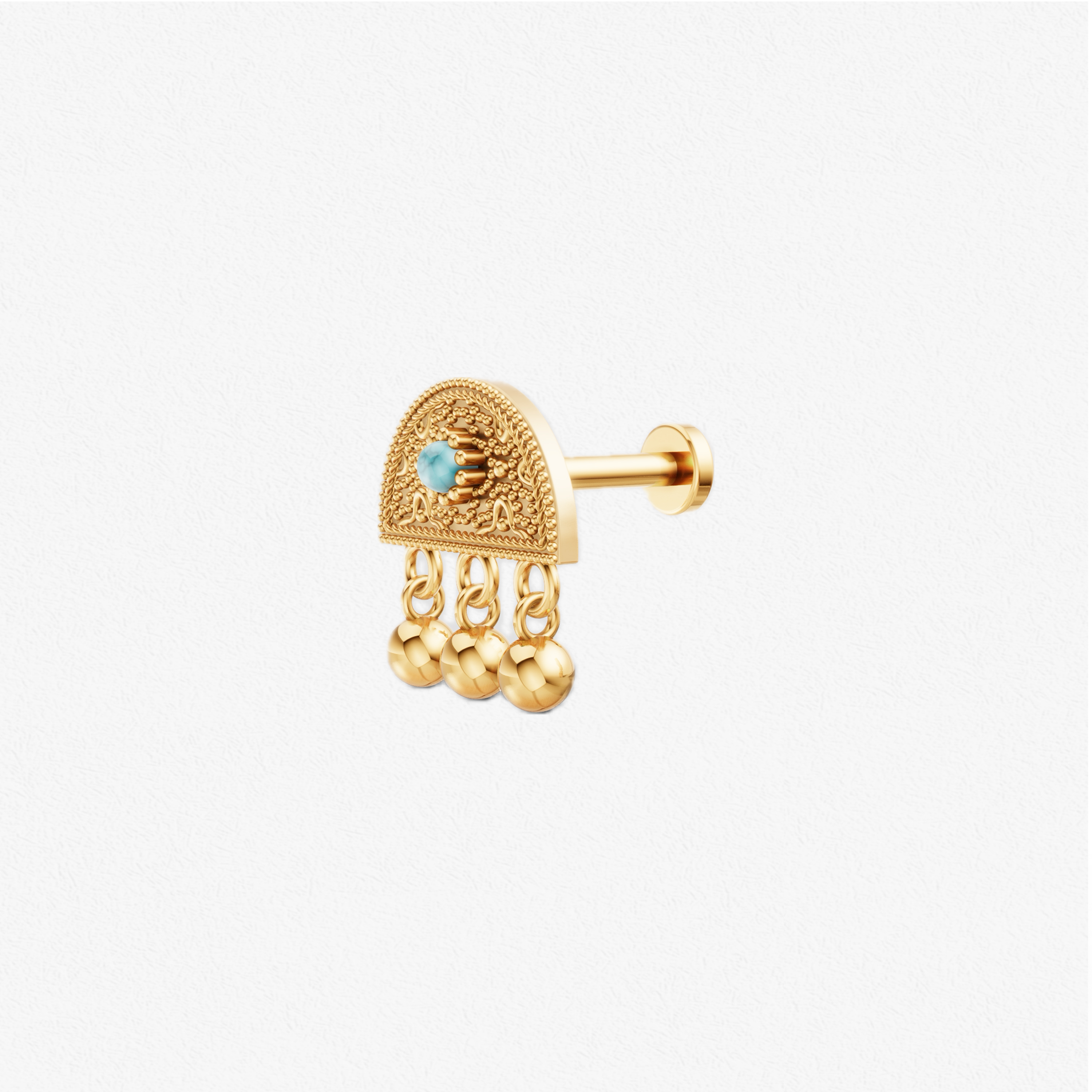 Halawiyat Studs "Half Circle"
