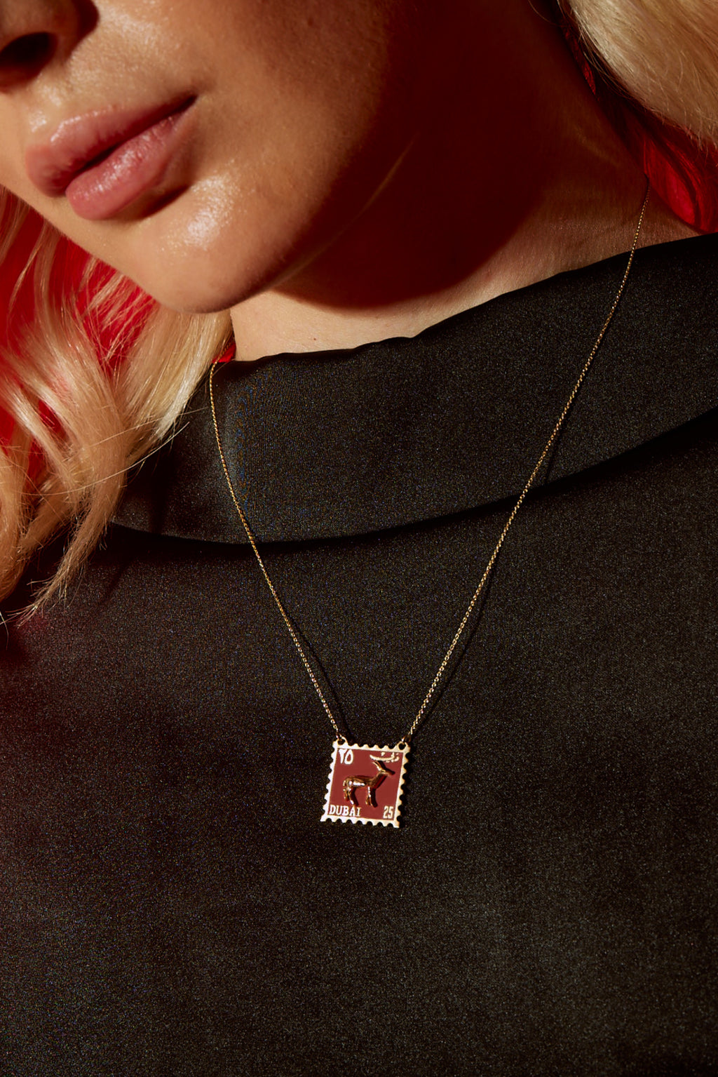 UAE Stamp Necklace