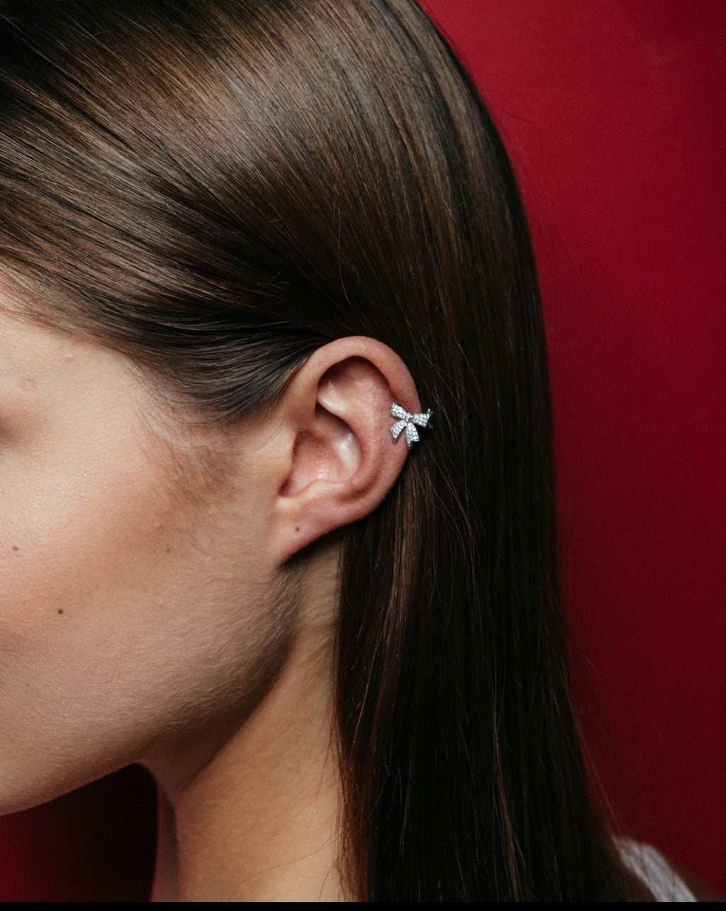 Single Ribbon Stud
