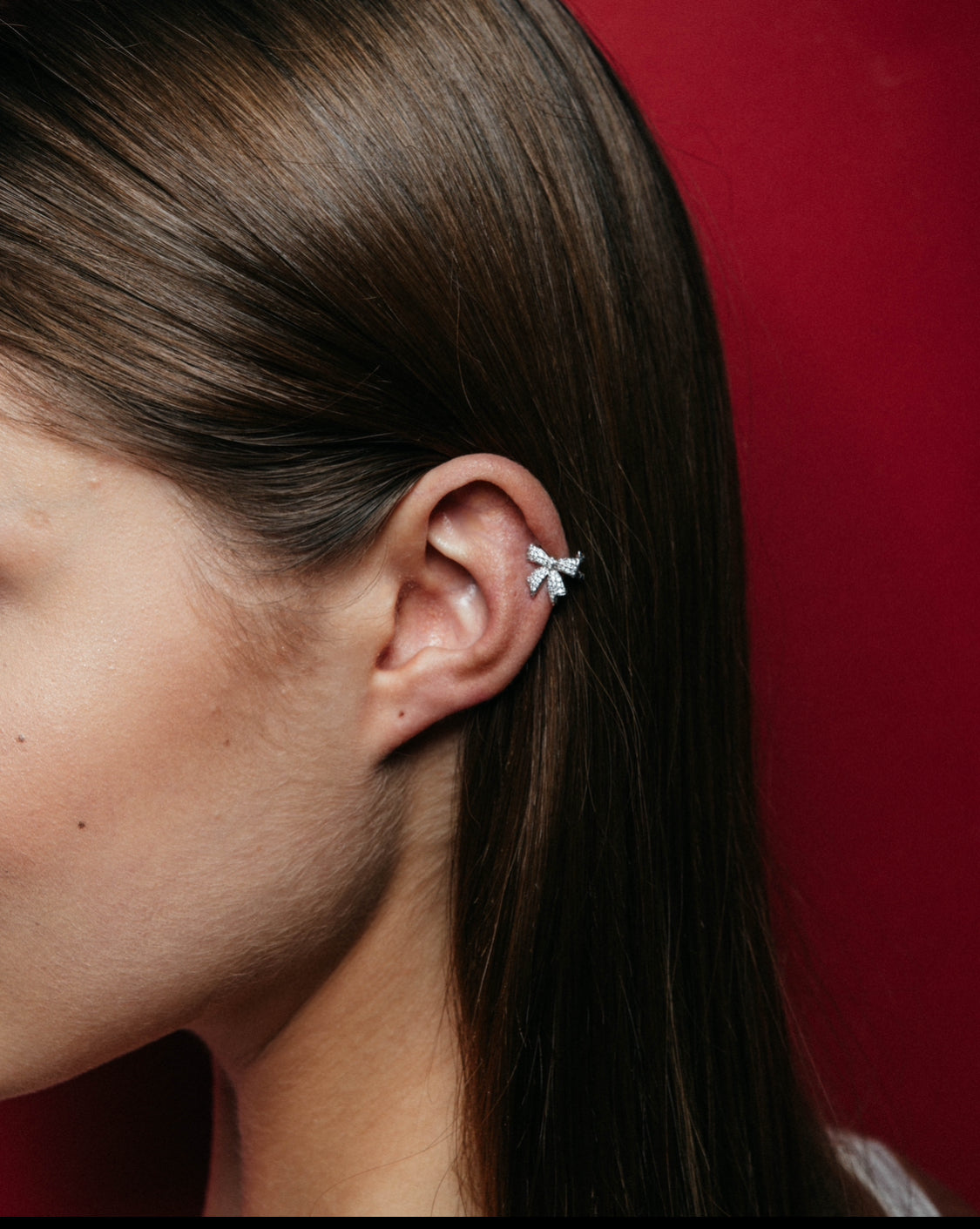 Single Ribbon Stud