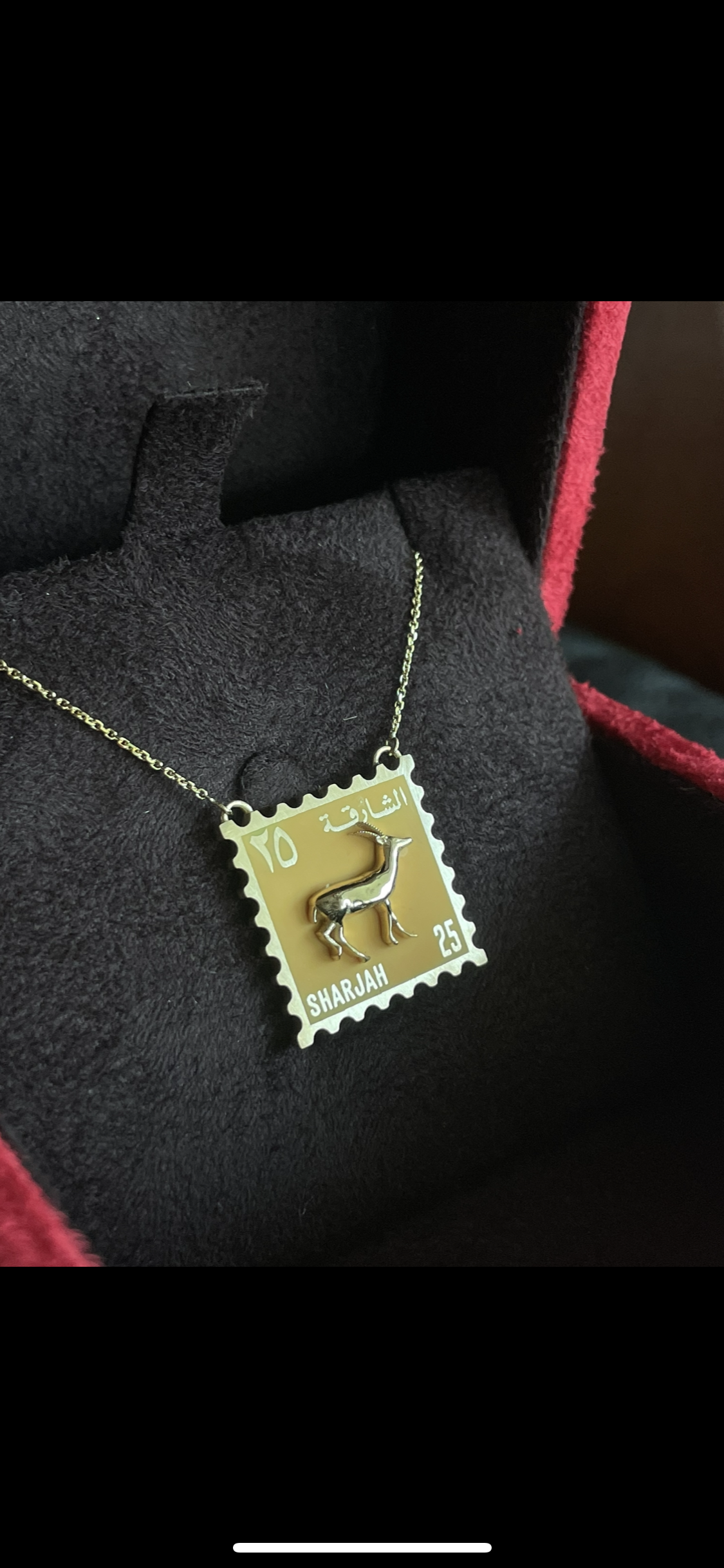 UAE Stamp Necklace