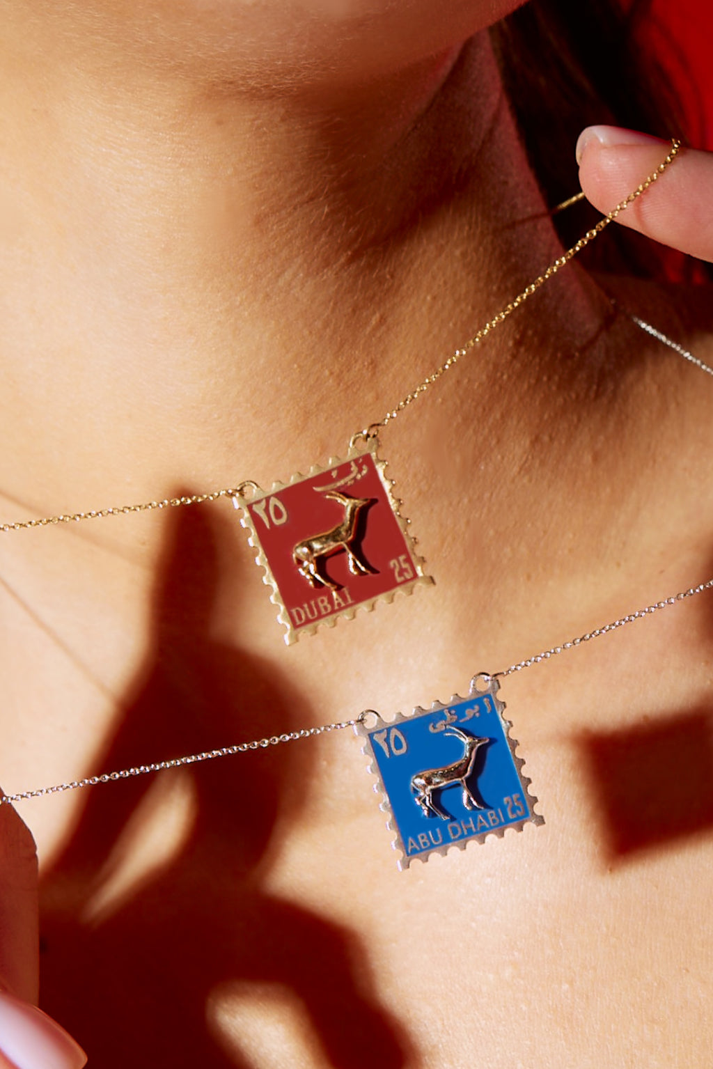 UAE Stamp Necklace