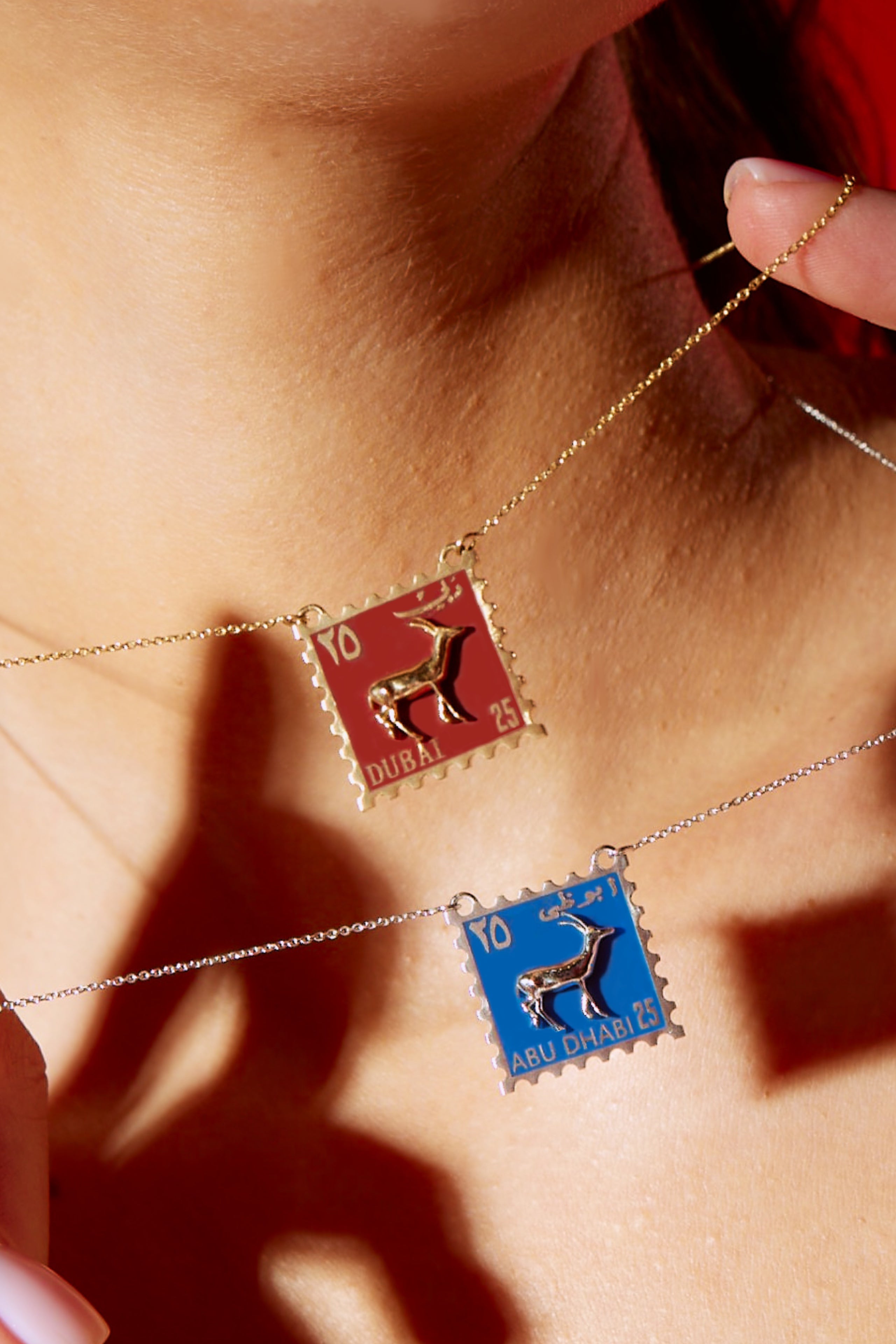 UAE Stamp Necklace
